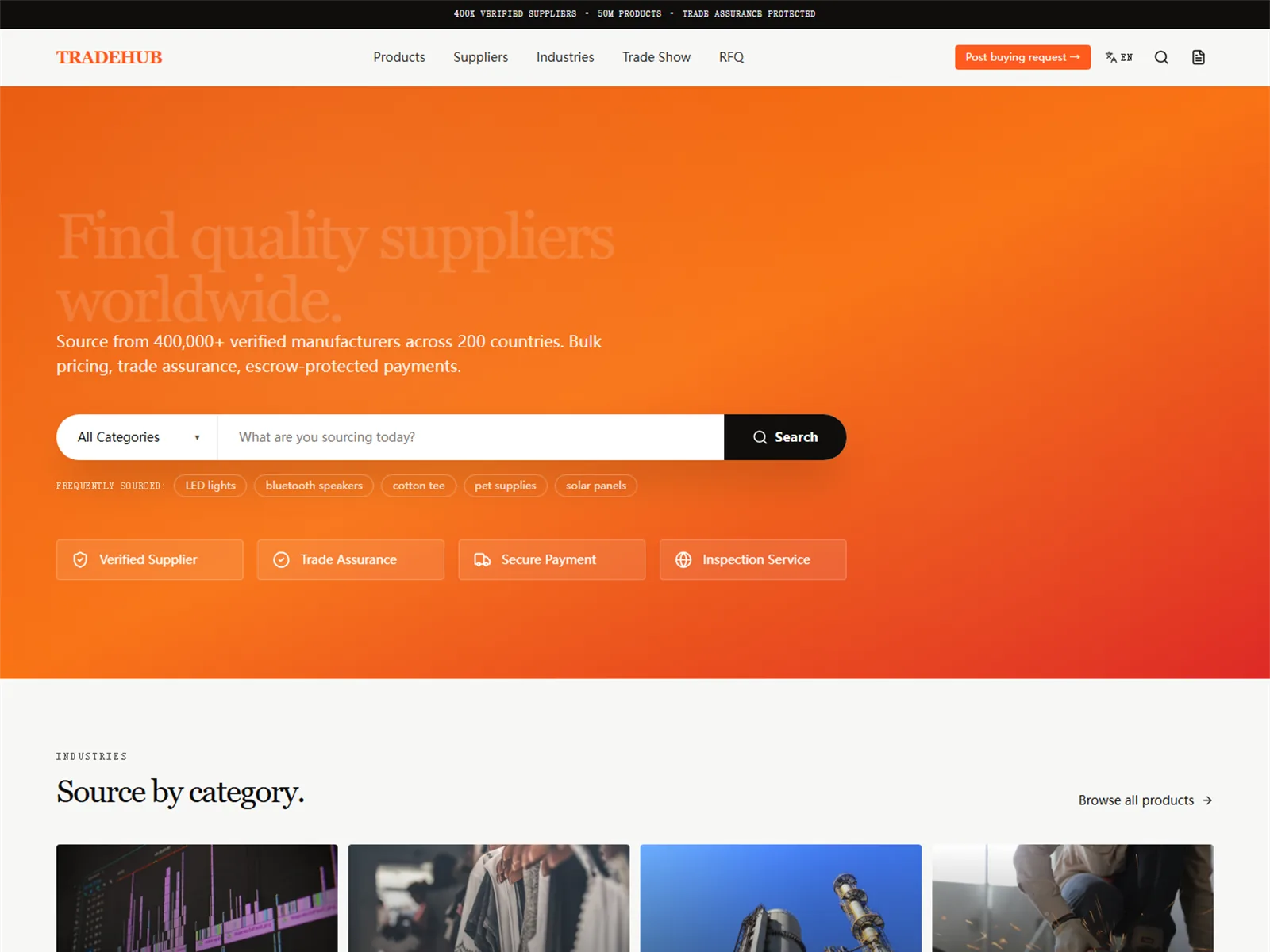 TRADEHUB — B2B Wholesale