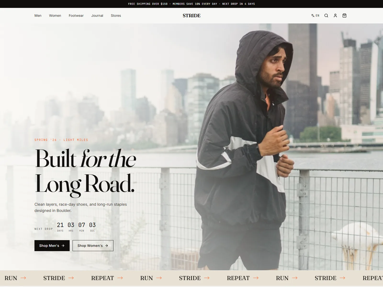 STRIDE — Running Gear Store