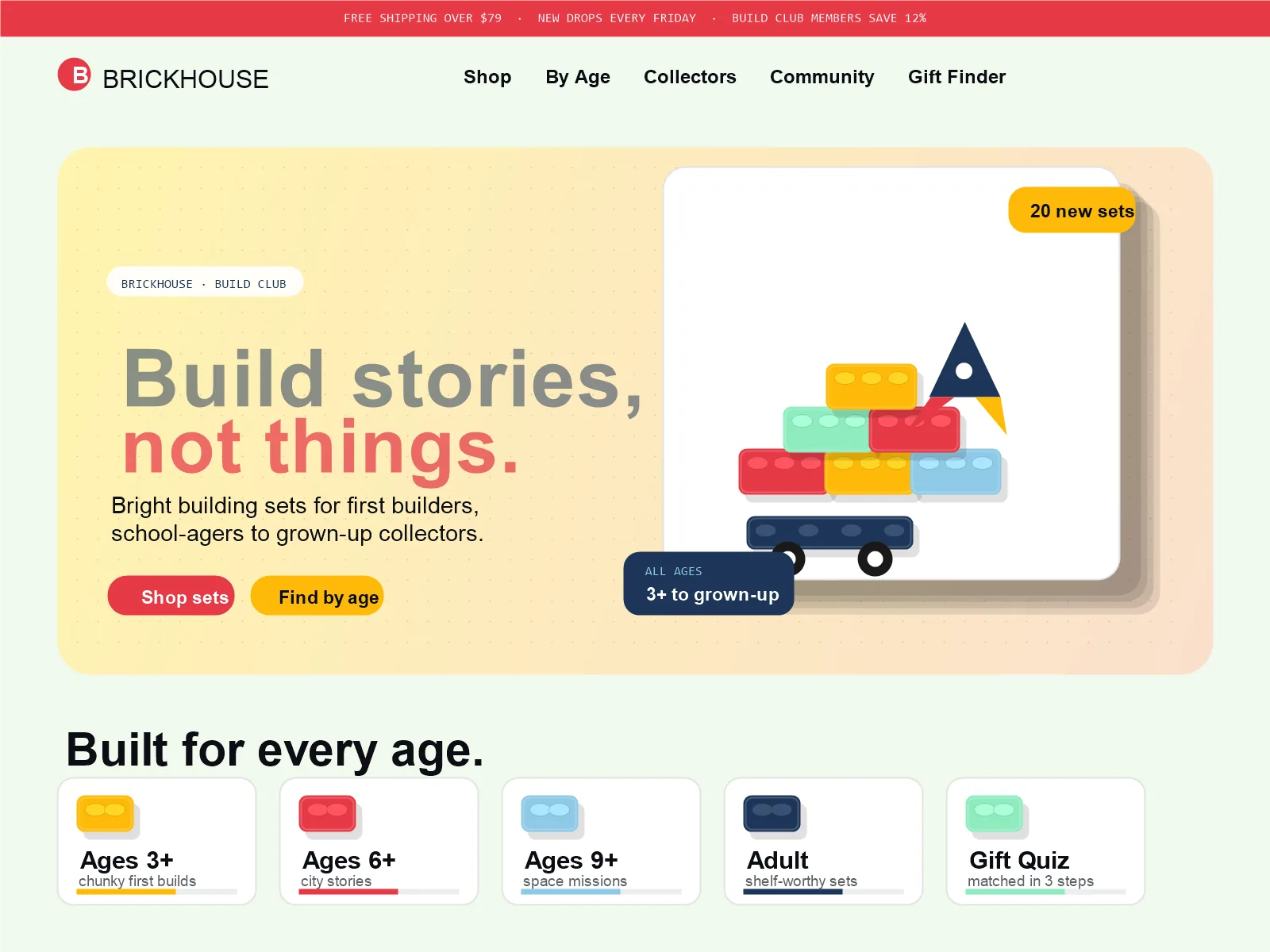 BRICKHOUSE — Building Blocks Toys