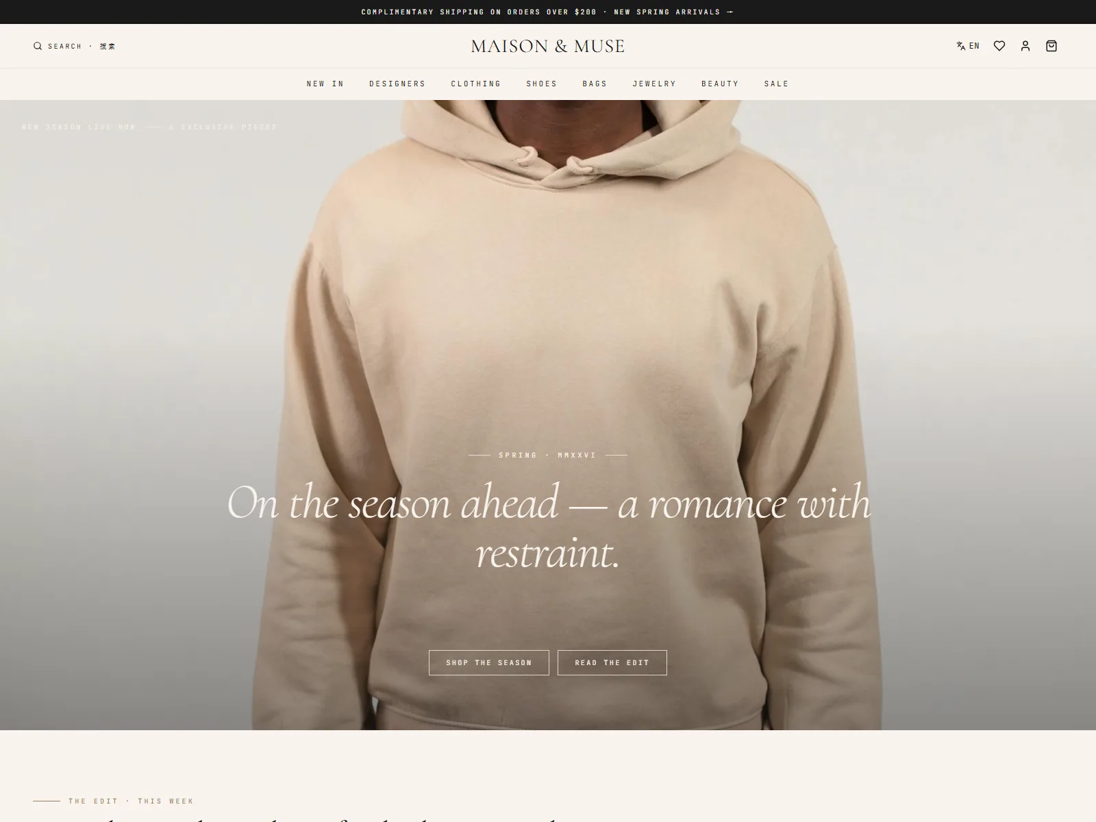 MAISON & MUSE — Women's Editorial Luxury